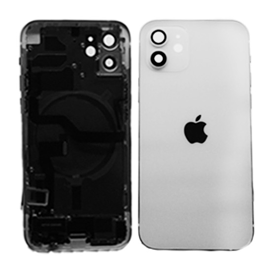 TAPA TRASEIRA COMPLETA CHASI APPLE IPHONE 12 BLANCO